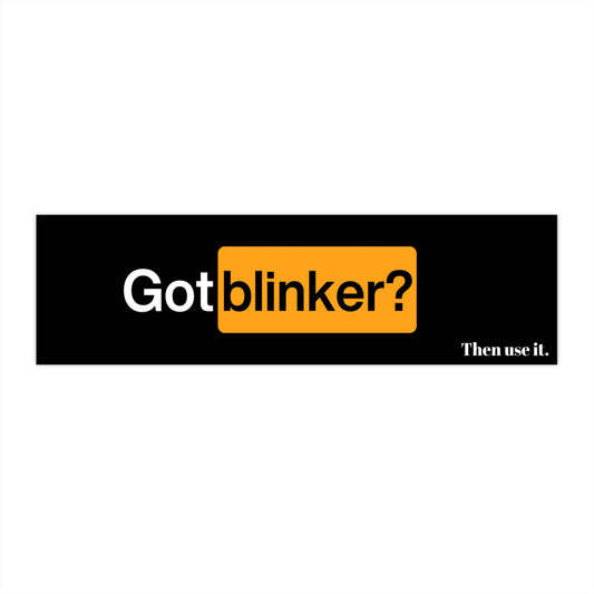 Blinkhub Bumper Sticker