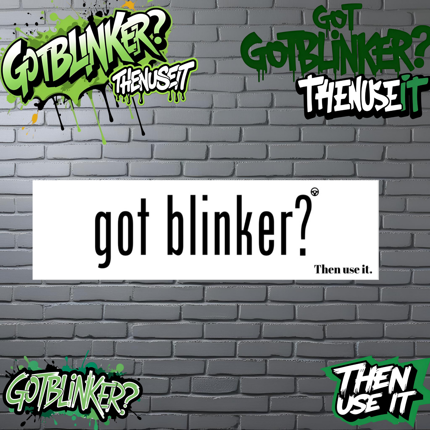 Milk-Man Bumper Sticker (White)