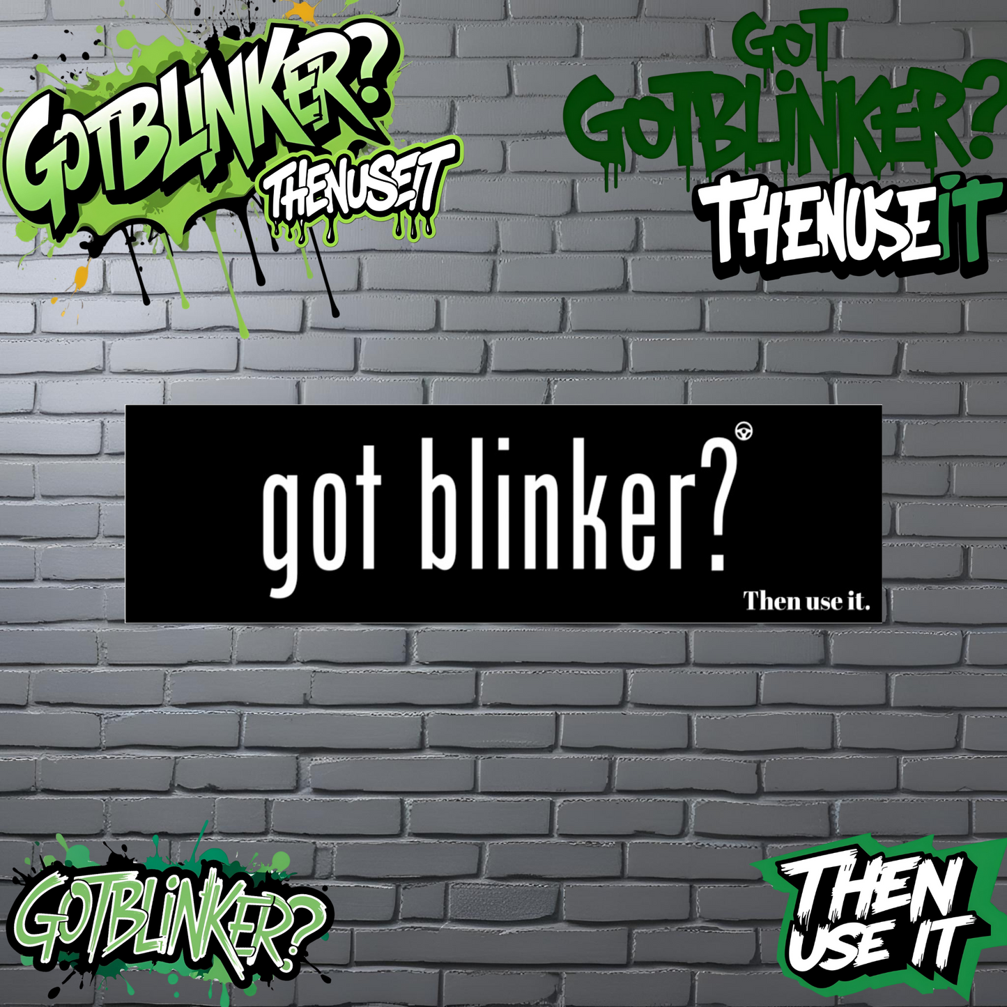 Milk-Man Bumper Sticker (Black)